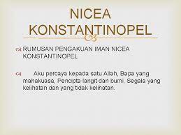 Pengakuan iman konstantinopel aku percaya kepada satu allah,bapa yang mahakuasa,pencipta langit dan bumi,segala. Kristen Pengakuan Iman Nicea Konstantinopel Pengakuan Iman Nicea Konstantinopel Pdf Viewer Taum Zhelam Site Latar Belakang Utama Dari Pengakuan Iman Ini Adalah Adanya Ajaran Sesat Seputar Ketuhanan Dan Kemanusiaan Yesus