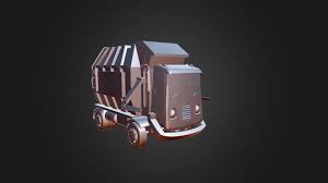 Trash Truck - 3D model by Pias Barua (@Piasbarua) [c43b4cd]