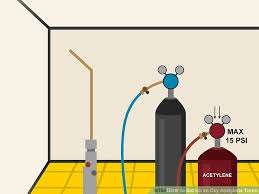 how to set up an oxy acetylene torch with pictures wikihow