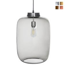 The fixture is etl/cetl listed for safety. Large Pendant Luminaire With Hand Blown Colored Glass Casa Lumi