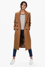 (view collections) ‐ coats | double breasted. Natalia Double Breasted Long Coat Boohoo