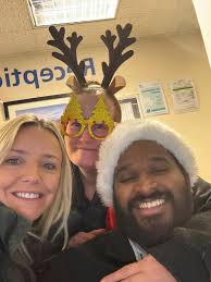 Merry Xmas from Barnet General Hospital Accident & Emergency team (ED),  North London UK