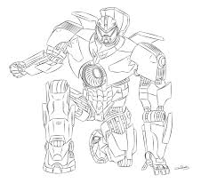 Gipsy Danger Coloring Pages Guardianes Del Pacifico Titanes Del Pacifico Dibujos