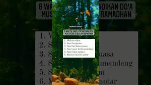 Di bulan ramadhan ini, taubat dan istighfar lebih ditekankan lagi. Doa Mustajab Bulan Ramadhan Jangan Terlepas 7 Waktu Mustajab Berdoa Ketika Bulan Ramadhan Ini Memaksimakan Amalan Doa Di Bulan Ramadhan Tixstiq