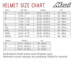 product size charts choose your motorcycle helmet pure