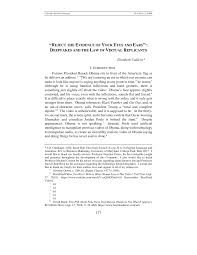 â•œReject the Evidence of Your Eyes and Earsâ•š: Deepfakes and the Law of  Virtual Replicants
