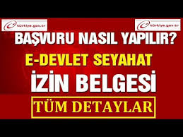 Peki şehirler arası yolculuk yasak mı? Seyahat Izin Belgesi Nasil Alinir Kimler Alabilir Tum Detaylar E Devlet Youtube
