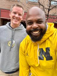 I ran into our basketball coach Dusty May randomly