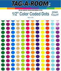 Open any of the printable files above by clicking the image or the link below the image. Tag A Room 1 2 Inch Round Color Coding Circle Dot Sticker Labels 12 Bright Colors 8 1 2 X 11 Sheet 2040 Pack