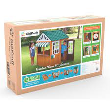 Kidkraft Garden View Outdoor Playhouse Walmart Com Playhouse Outdoor Play Houses Garden View