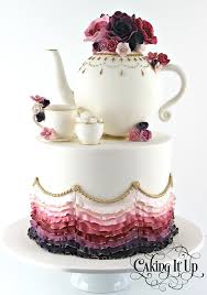 a stunning kitchen tea cake featuring