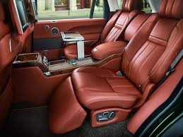 The Backseats Are Particularly Impressive Rear Seat Passengers Are Treated To A Pair Of Executive Jet Style Reclin Luxury Suv Range Rover Interior Range Rover