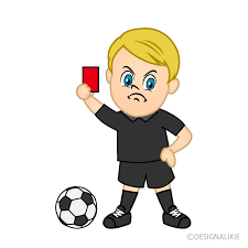 Solo envíe contenido de puede descargar en un toque esta imagen png transparente gratuita: Advertencia De Arbitro Con Tarjeta Roja Gratis Dibujos Animados Imagene Illustoon Es