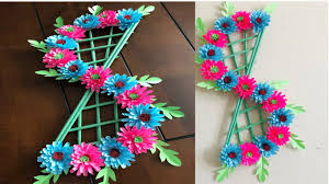 Pin On Diy Paper Flowers Wall Hanging