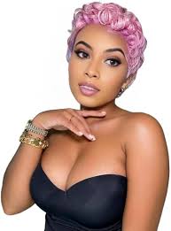 Amazon.com : Fencca Short Pink Curly Wig Afro Pixie Cut Curly Wigs for  Women Pixie Fluffy Wig with Bangs Mixed Pink Synthetic Cute Wigs for Black  Women : Beauty & Personal Care