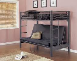 How To Choose Bunk Beds For Adults Awesome Modern Bunk Beds For Adults With Matte Black Futon Furniture And Clim Lit Mezzanine Avec Banquette Futon Ikea Futon