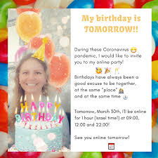 Ensure that you are familiar with the vocabulary related to these events. I Had A Blast On My Virtual Birthday During Coronavirus Pandemic Here S How I Did It Carol Hauser The Blogs