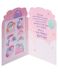 Choose between a variety of paper finishes and sizes. American Greetings Birthday Card For Girl Pegasus With Stickers Pricepulse