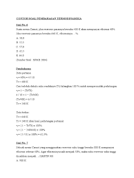 Sebuah mesin carnot yang menggunakan reservoir suhu tinggi bersuhu 800k mempunyai efisiensi sebesar 40%. Contoh Soal Pembahasan Termodinamika