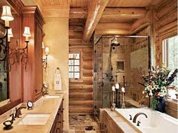 No matter how small or large bathroom you have, i am sure you wouldn't mind making it bigger. Warm Cozy Log Bathroom Design Ideas House Plans 38473