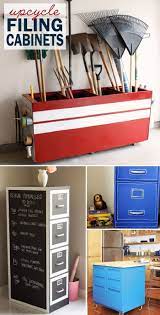12 Ways To Upcyle Old Cabinets Repurposed Furniture Diy Diy Home Furniture Filing Cabinet
