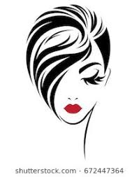 Illustration Of Women Short Hair Style Icon Logo Women On White Background Vector Silhouette Arte Acconciatura Corta Schizzo Del Viso