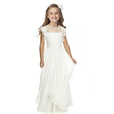 Fancy Girls Holy Communion Dresses 112 Year Old Off White Size 12 Check Out The Image By Vis First Communion Dresses Flower Girl Dress Lace Communion Dresses