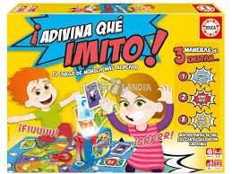 Juegos tan conocidos como el monopoly clásico, el risk, el cluedo o el tradicional trivial pursuit, con. Juego De Mesa Adivina Lo Que Imito Educa 16987 Juguetilandia