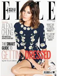 The title means she or her in french. Elle Uk Back Issue Dec 2015 Digital In 2021 Alexa Chung Fashion Trends Magazine Fashion Cover