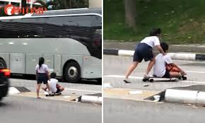 Find the latest redhill biopharma ltd. Accident Waiting To Happen Schoolkids Play With Skateboard At Busy Road Near Redhill Market