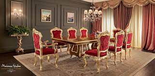 Lowest price of the summer season! Classic Dining Table Villa Venezia 11118 Modenese Interiors Luxury Furniture Wooden Rectangular Extending