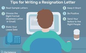 Resignation letter sample library 3: Resignation Letter Example With Advance Notice