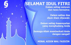 Sunset ramadhan beranjak pergi, berganti fajar syawal di pagi hari, membawa cahaya kedamaian di penghujung ramadhan, menebar berkah di hari kemenangan. Kata Ucapan Selamat Idul Fitri Terbaru Kata Ucapan Selamat Terbaru