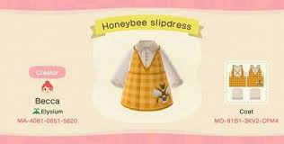 Honeybee Slipdress By Becca Of Elysiu In 2020 Animal Crossing The Creator Animals