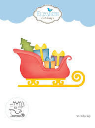 Flying above the city during christmas. Santa S Sleigh