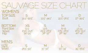 size chart sauvage