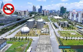 Dan di bawah tangki itu, ada satu sambungan ke sistem tangki kumbahan. Bernama Kajian Sistem Kumbahan Boleh Bantu Kenal Pasti Kawasan Berisiko Covid 19