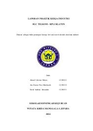9 maret 2020 oleh irwin day. Contoh Cover Laporan Pkl Smk Tkj Nusagates