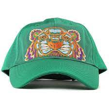 Kenzo Kenzo Tiger Canvas Baseball Cap 130 Aud Liked On Polyvore Featuring Accessories Hats Verde Embroidered Ball Caps B Kenzo Tiger Tiger Canvas Kenzo