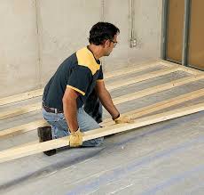 How To Install Framing For Sleeper Floors Floor Framing Flooring Floor Insulation