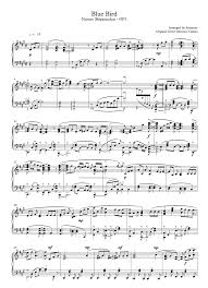 Blue Bird Anime Sheet Music Blue Bird Naruto Piano Sheet Music