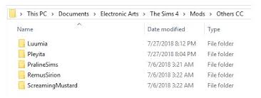 To do it yourself, you just need to rename the sims 4 game folder, located in the document directory of your computer. Solved How To Organize Cc On Mac Answer Hq