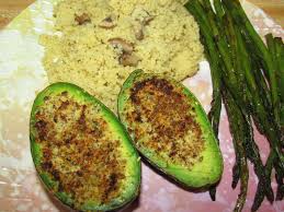 How to make near east parmesan couscous. Meatless Monday Parmesan Broiled Avocado With Savory Couscous And Roasted Lemon Asparagus For The Love Of Food