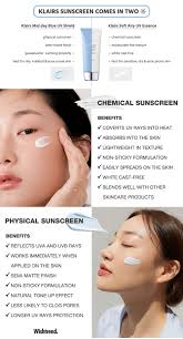 Klairs Physical Sunscreen Vs Chemical Sunscreen Battle Of The Best Skin Care Wrinkles Flawless Skin Care Physical Sunscreen