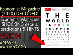 Some words that can be read on first look are: Economist Magazine Cover 2020 Decoded Urdu Hindi Insaan Zaat Youtube