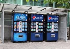 Soft Drink Vending Machine Three Vending Machines Of Pepsi Aquafina And Other S Spon Vending Machine In 2020 Drink Vending Machines Vending Machine Soft Drinks