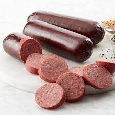 In both cases however, the smoky flavour better adheres to the sausage when the casing is dry so whichever method you choose to use, it's always important to ensure that your sausage is dry before starting out. Signature Beef Summer Sausage Hickory Farms