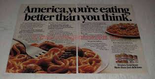 Even in the 80s, my mom (not italian) made meat sauce for spaghetti (admittedly starting with tomato sauce and tomato paste). 1983 Franco American Ad Spaghetti Spaghettios