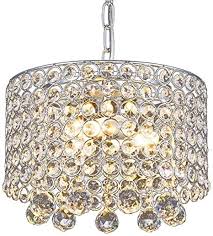 Basic electricians pouch hand tools, a. Modern Crystal Chandelier 3 Light Flush Mount Ceiling Light Fixture 9 8inches Diameter For Hallway Dining Room Bedroom Living Room Kitchen Amazon Com