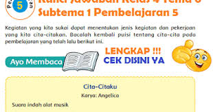 Maybe you would like to learn more about one of these? Lengkap Kunci Jawaban Kelas 4 Tema 6 Subtema 1 Pembelajaran 5 Simple News Kunci Jawaban Lengkap Terbaru